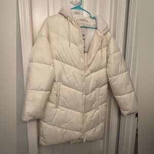 a new day Cream Puffer Jacket